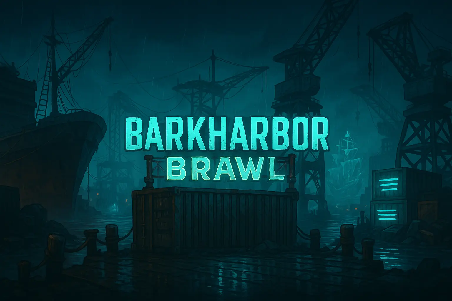 Barkharbor Brawl level mockup